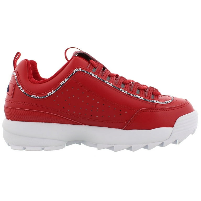 Fila Disruptor II Premium Biella Mens Shoes Size 9, Color: Red