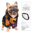 thumbnail image 3 of Sikiie Playful Ghosts Night Sky Dog Hoodie,Dog Clothes,Dog Sweatshirt ,Dog Shirt, Dog Clothes for Puppy Kitten Small Dogs Cats-Medium, 3 of 7