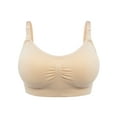 thumbnail image 2 of 2-Pack of Seamless Full Bust Seamless Nursing Maternity Bras Bralette with Extra Padded Bra Sleeping Maternity Bra, 2 of 7