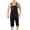 ☪083-Black, variant on Nuoqisi Mens Denim Shorts Bib Overall Jean Romper Casual Loose Fit Walkshort Button Pockets Summer Jumpersuit