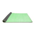 thumbnail image 2 of Ahgly Company Indoor Square Solid Emerald Green Modern Area Rugs, 7' Square, 2 of 4