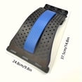 thumbnail image 2 of LOVEVER 3-Setting Adjustable Back & Lumbar Stretcher with Massager Multi-Layer Spine Support Board for Upper/Lower Back Relaxation Ergonomic Design for Chairs & Cars | Relieve Back Pain |, 2 of 6