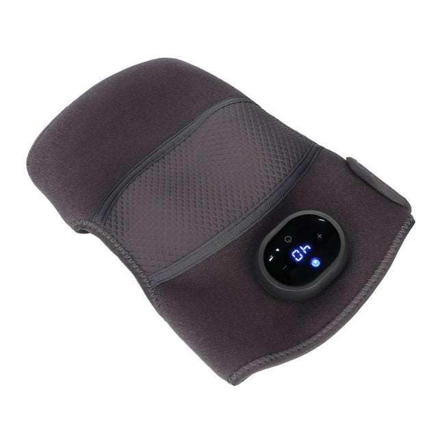 Knee Heating Pad, 3D Massage 5 Gears Heat Perfect Fit High Frequency Vibration 3 Gears Vibration Knee Massager Adjustable for Home