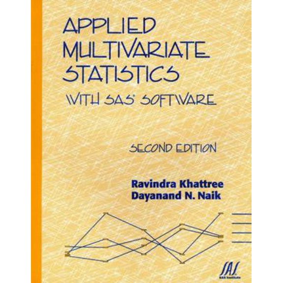Pre-Owned Applied Multivariate Statistics with SAS Software (Paperback) 0471322997 9780471322993