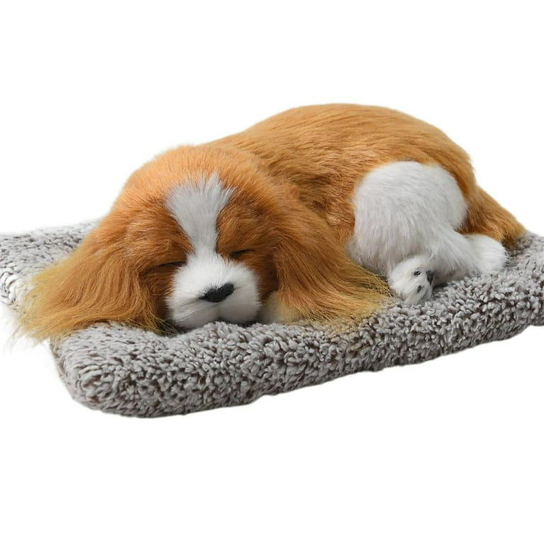 Car Ornament Plush Dogs Simulation Sleeping Dog Toy Dashboard