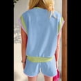 thumbnail image 3 of Traje Casual de Corta para Mujer, Azul , Talla S, 3 of 4