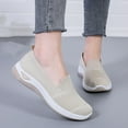 thumbnail image 6 of Womens Orthopedic Shoes,Womens Slip On Walking Shoes,Orthopedic Sneakers for Women,Walking Shoes Women,Orthopedic Shoes for Women, Orthoture Womens Shoes Breathable Soft Comfort Wear Shoes,Beige,6, 6 of 7