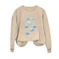 thumbnail image 2 of XUNKUSGA Halloween Sweatshirts for Women Classic Graphic Crewneck Long Sleeve Pullover Tops Casual Loose Shirts for Women Fashion Halloween Sweatshirt Women M, 2 of 5