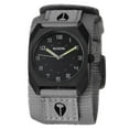 thumbnail image 1 of Nixon Men's A590043 The Scout Black Dial Black IP Steel Gray Nylon Cuff Strap Watch, 1 of 4
