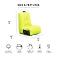 thumbnail image 3 of Big Joe Video Lounger Bean Bag Chair, Kids, Lime Punch, Polyester Nylon Blend, 2 feet, 3 of 10