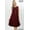 DK BURGUNDY, variant on Women & Plus Sleeveless Round Neck Knee Length Tunic Swing Dress (RUBY, S)