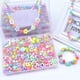 thumbnail image 3 of Niñas pequeñas Joyas de bricolaje Joyas de bricolaje Juego de juguetes Kit Collar Pulsera Anillo Abalorios Playset Niños Art Craft Toy Gadgets Tipo 1 Eigraketly  FN001276-01B, 3 of 7
