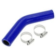 thumbnail image 1 of Ofertas Únicas 1 Juego de Manguera de Silicona para Automóvil Azul Negro de 22mm/0.87" ID 102mm/4.02" Longitud 45 Grados con Abrazaderas Manguera de Refrigerante Universal, 1 of 1