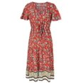 thumbnail image 4 of SpringTTC Women's Bohemian Printed Loose Flowy Summer Casual Dress, 4 of 4