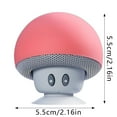 thumbnail image 3 of Portable Cute Mini Wireless Blueteeth Speaker Subwoofer with Silicone Suction for Family Friend Kid, 3 of 4