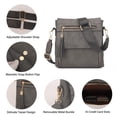 thumbnail image 6 of KL928 Crossbody Handbags for Women Medium Crossbody Shoulder Bag with Guitar Strap Shopping, 6 of 7