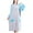 A-Sky Blue232, variant on Robes For Women Soft Absorbent Lightweight With Pockets Bathrobe Warm Cozy Nightgown,Size One Size