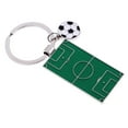 thumbnail image 4 of 6x Llavero Bolsa Charms Llavero Llaves de Coche Bolso de Mujer Colgante Llavero Modelo de Campo de Fútbol 6 piezas, 4 of 6