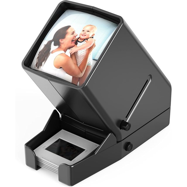 Visor de diapositivas y películas DIGITNOW con aumento 3X de 35 mm