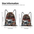 3d Graphics Damon Salvatore Print Drawstring Bag Backpack Waterproof