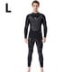 thumbnail image 3 of Soidarity Trajes de neopreno Traje de buceo Pantalones de manga larga de secado rápido Protección solar de una pieza Mantener el calor para Deportes acuáticos negro L, 3 of 6
