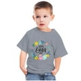 thumbnail image 2 of Haut à Manches Courtes Imprimé Ufs de Pâques Mignons pour Enfants Garçons Filles Mode Col Rond, 2 of 4
