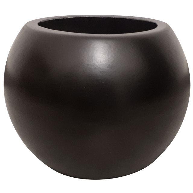 Maceta de Fibra de Vidrio FibraFormas Esfera Mini Chocolate
