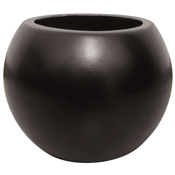 Maceta de Fibra de Vidrio FibraFormas Esfera Mini Chocolate