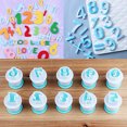 thumbnail image 3 of 10Pcs Plastic Arabic Numbers Shape Cake Fondant Molds Set Baking mould Kit Kitchen Gadgets, 3 of 4