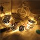 thumbnail image 2 of Matsuzay de decoración navideña LED Luces de cadena de muñecas de Navidad a prueba de agua Luces de caja de con 20 luces LED Iluminación navideña Matsuzay HA012993-00, 2 of 6