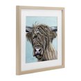 thumbnail image 3 of Stupell Industries Highland Cow Windblown Birch Framed Print Under Glass, design by Jennifer Seeley, 16 x 16, 3 of 10