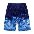 thumbnail image 5 of SWSMCLT Men's Swim Shorts Hawaiian Bathing Suit Elastic Waist Swimwear Beach Swimsuit Mid Rise Quick Dry Summer Thin Style2 Large, 5 of 5