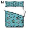thumbnail image 2 of Cubierta de edredón Conjuntos de cama de buceo Confortables cubiertas de almohadas de poliéster Fibra Decoraciones de cumpleaños Conjunto de colchas para dormitorio m 3 piezas Advancent HA011565-08, 2 of 7