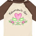 thumbnail image 4 of Inktastic Mawmaw's Girl Heart Flowers Girls Long Sleeve Baby Bodysuit, 4 of 5