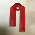 thumbnail image 4 of HAOTAGS Womens Metallic Shawl, Shimmer Evening Wrap for Formal Dress Glitter Party Shawl Red Size Free Size, 4 of 4