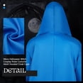 thumbnail image 4 of Hooded Robe Cloak - Medieval Renaissance Wizard Monk Priest Costume, Dark Gothic Knight Cape for Halloween Cosplay, 4 of 7