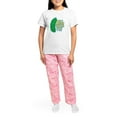 thumbnail image 4 of CafePress - Dill With It Pajamas - Women's Short Sleeve Print T-Shirt and Pants Light Cotton Pajama Set, 4 of 7