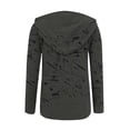 thumbnail image 5 of Fznquz Full Zip Womens Work Tops Hooded Green Long Sleeve Jacket Casual Spring 2026 T Shirts,XXL, 5 of 6
