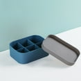 thumbnail image 4 of Caja de almacenamiento de 6 compartimentos para cosméticos, caja de almacenamiento de plástico para escritorio, caja de almacenamiento miscelánea de gran capacidad, buen almacenamiento, caja de, 4 of 8