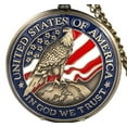 thumbnail image 2 of United States of America In God We Trust Pocket Watch PW 10, 2 of 3