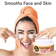 Moringa Anti-Aging Cream for Face, Smoothing Wrinkles Lines Spots by Moringa Energy Life, 3.4 oz