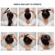 thumbnail image 3 of Vogacara 3 piezas de línea de cabello Artificial para mujeres, fabricante de moños para el cabello, portátil, flexible, para niñas, damas, baile, Cuidado del cabello Vogacara CE015016-00B, 3 of 6