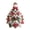 Snowman, variant on DIY Quilted Christmas Tree Kit Handmade Fabric Holiday Decor Patchwork Sewing Craft with Plaid Snowflake Snowman Pattern and Snowman Topper Home Mantel Table Office Display (Snowman)