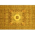thumbnail image 1 of Ahgly Company Indoor Rectangle Abstract Yellow Modern Area Rugs, 7' x 9', 1 of 4