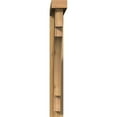 thumbnail image 2 of Ekena Millwork 4"W x 24"D x 32"H Merced Block Rough Sawn Bracket w/ Offset Brace, Western Red Cedar, 2 of 25