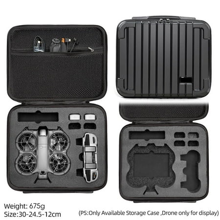 Carrying Case for DJI Neo 2 Drone Travel Storage Bag Hard Case for DJI Neo2 Fly More Combo Accessories For RC-N3 Remote Controller Neo Intelligent Flight Battery Charging Hub
