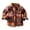 Coffee, variant on Splozh Toddler Kids Baby Boys Girls Flannel Plaid Shirt Jacket Long Sleeve Button Down Tops Coat Fall Winter Clothes Toddler Light Jacket,Green,12-18 Months