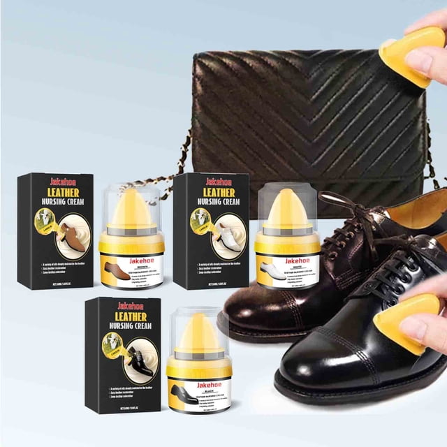 Crema reparadora de cuero - 3 colores (negro, marrón, natural) para zapatos, sofás y asientos de coche - kit de 50 ml para restaurar el color y arreglar arañazos