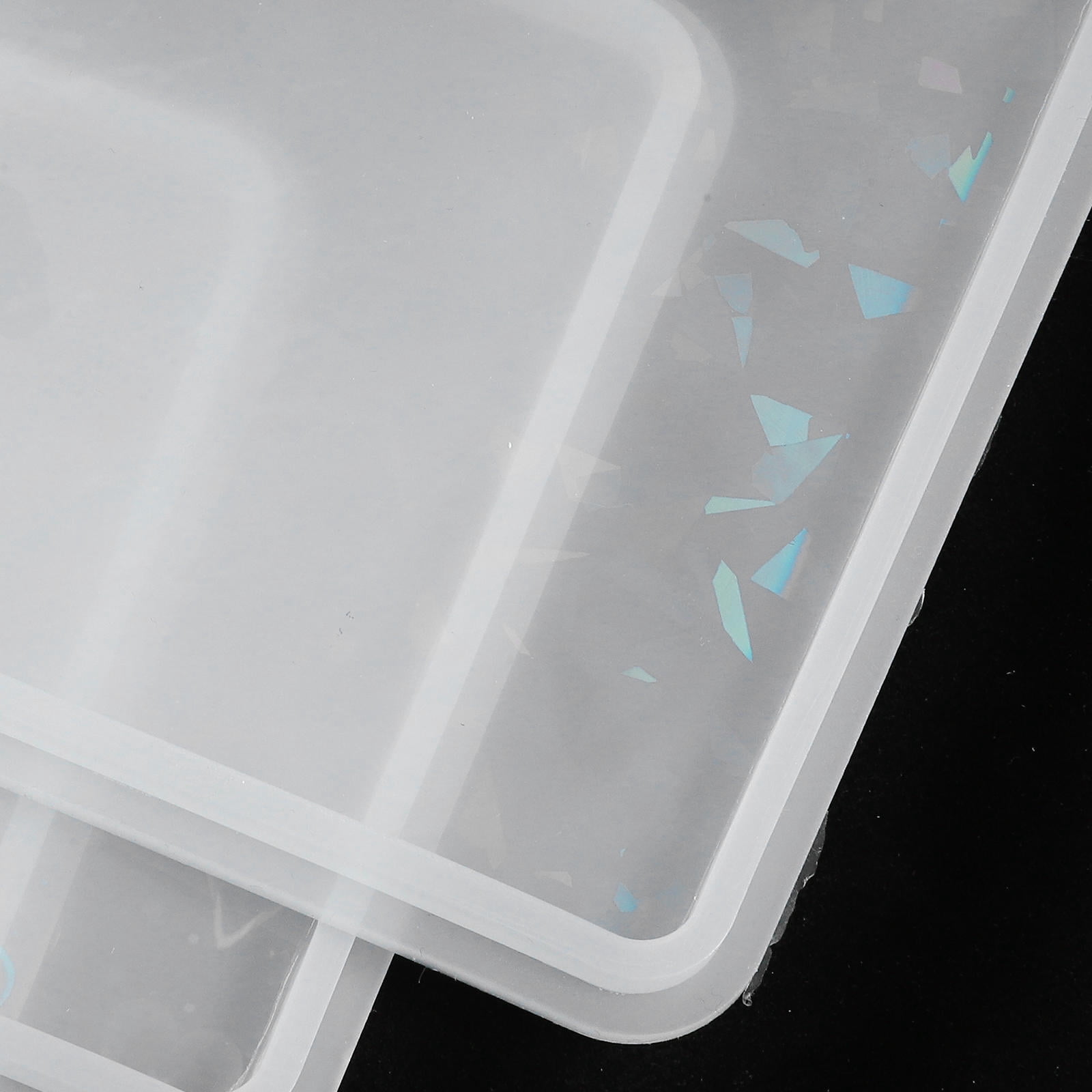 OFFIGAM 4pcs Holographic Teacup Mold Epoxy Resin Kit for Crafting Accessories and Home Decor