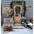 thumbnail image 3 of Merry Christmas Garden Flags for Outside Decoration, Warercolor Xmas Trees Small Yard Flag, Seasonal Farmhouse Winter Holiday Outdoor Decor 12.5x18 Vertical Double Sided, 3 of 6